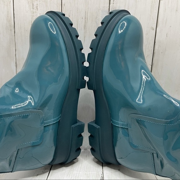 AGL 40mm Patent Leather Midi Boots Size 7 - Picture 7 of 15